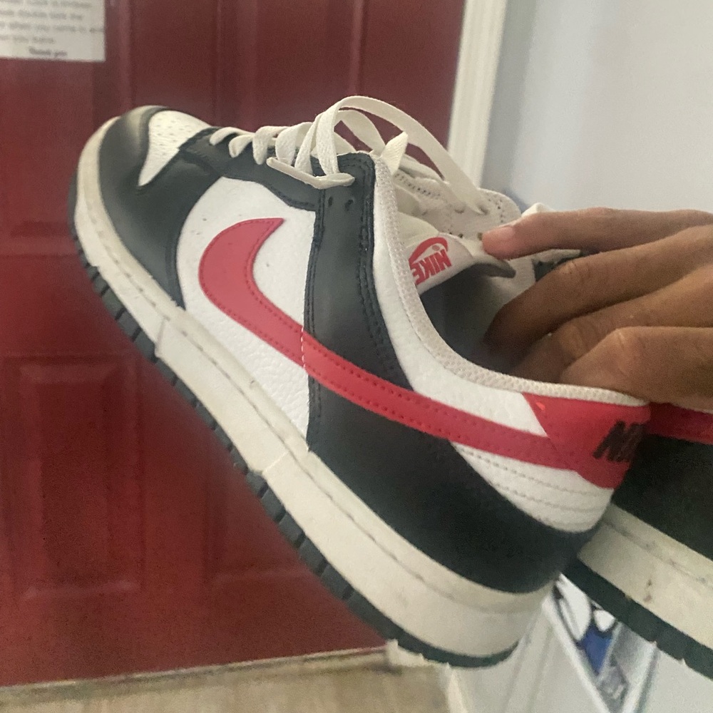 Nike Men's Black and White dunks